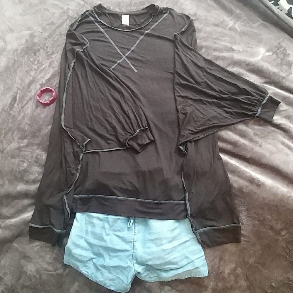 NWOT Free People We the Free Oversized Top, size S